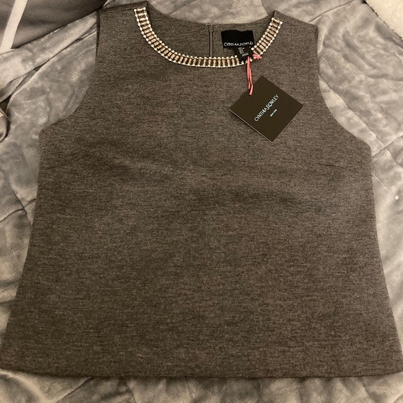 BOGO Grey embellished top - Picture 5 of 5